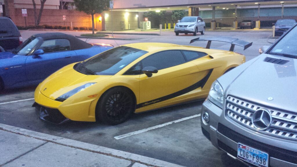 A car that frequents my neighborhood that always gets lots of attention when parked.